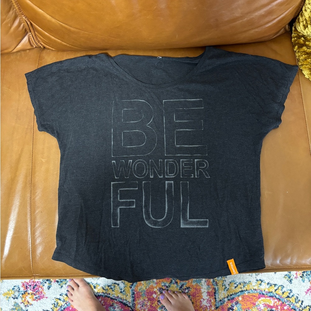 Baptiste hot yoga grey shirt